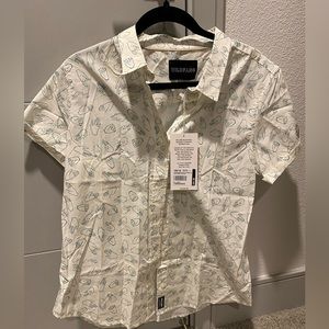 Wildfang The Essentials Button Up in Hand Print